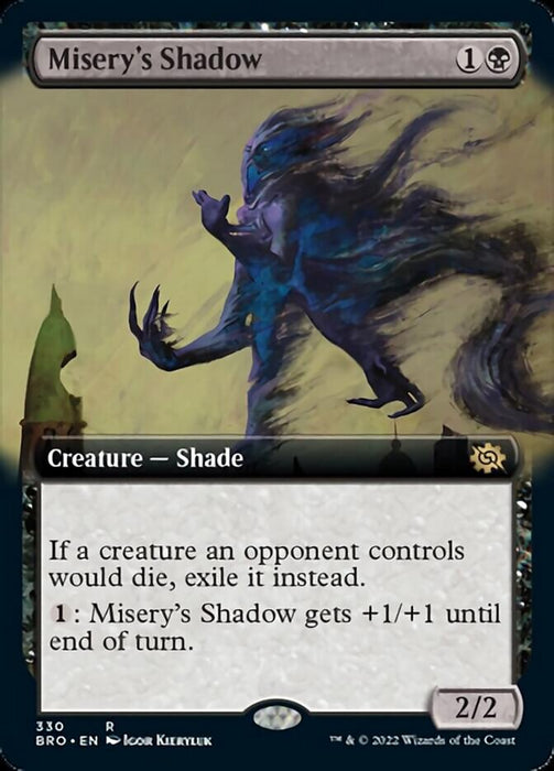 Misery's Shadow - Extended Art (Foil)