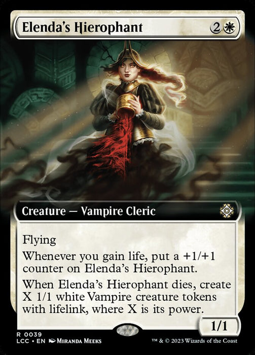 Elenda's Hierophant - Extended Art