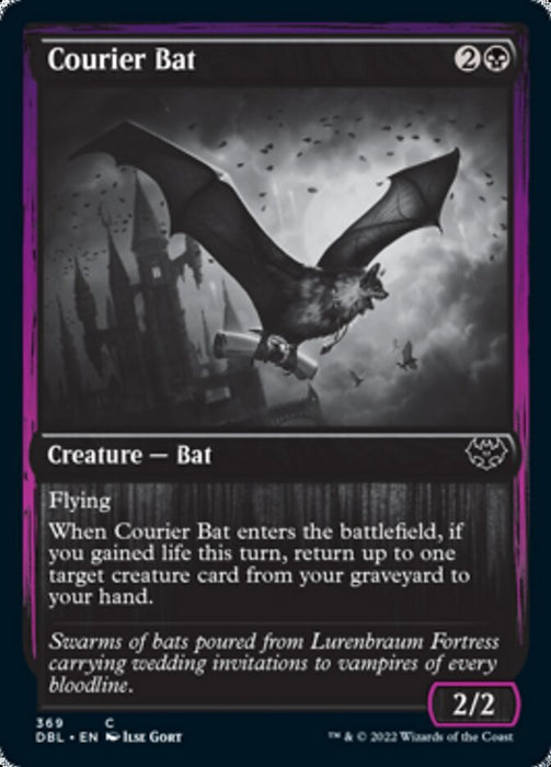 Courier Bat  - Inverted (Foil)