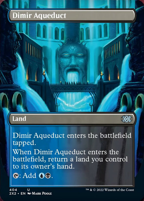 Dimir Aqueduct - Borderless  - Inverted