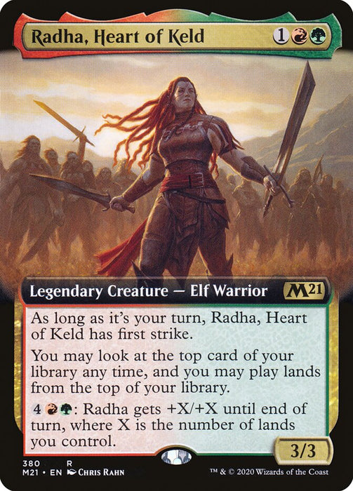 Radha, Heart of Keld  - Legendary - Extended Art (Foil)