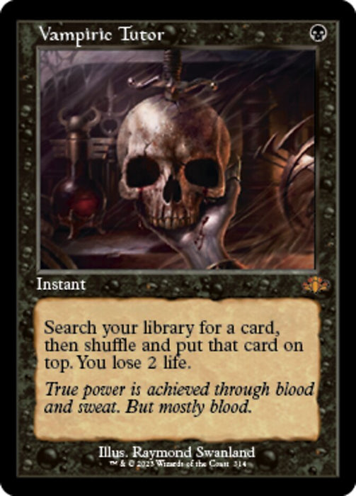 Vampiric Tutor - Retro Frame (Foil)