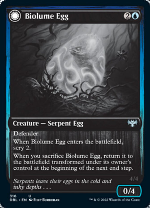 Biolume Egg // Biolume Serpent  - Inverted