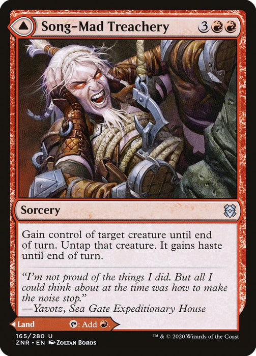 Song-Mad Treachery // Song-Mad Ruins  (Foil)