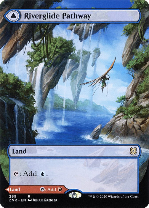 Riverglide Pathway // Lavaglide Pathway - Borderless  (Foil)