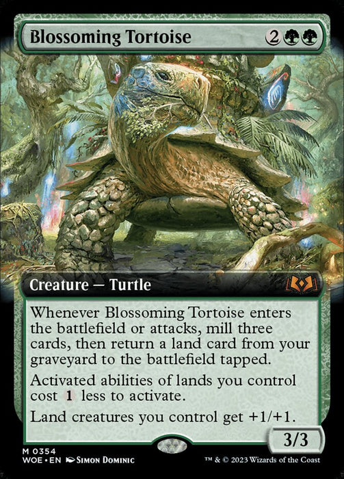 Blossoming Tortoise - Extended Art