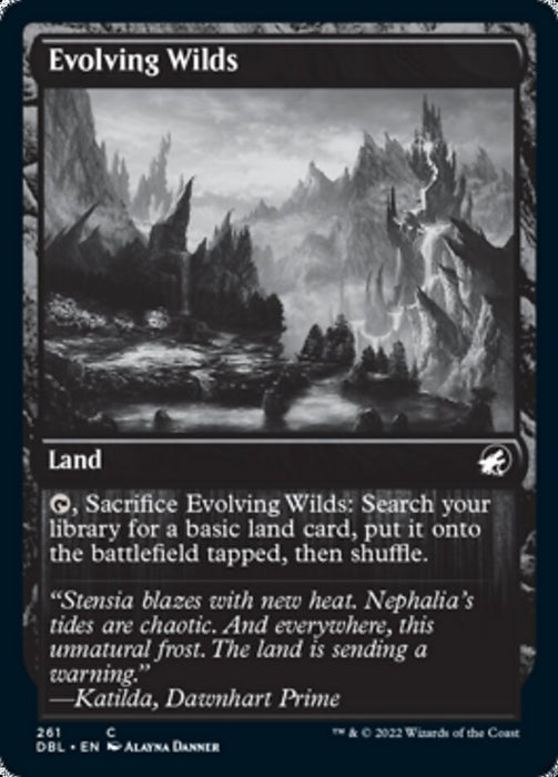 Evolving Wilds  - Inverted (Foil)