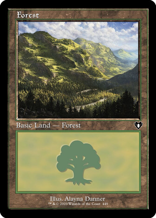 Forest - Retro Frame (Foil)