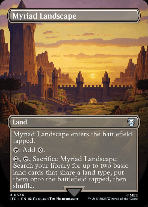 Myriad Landscape - Borderless - Inverted (Foil)