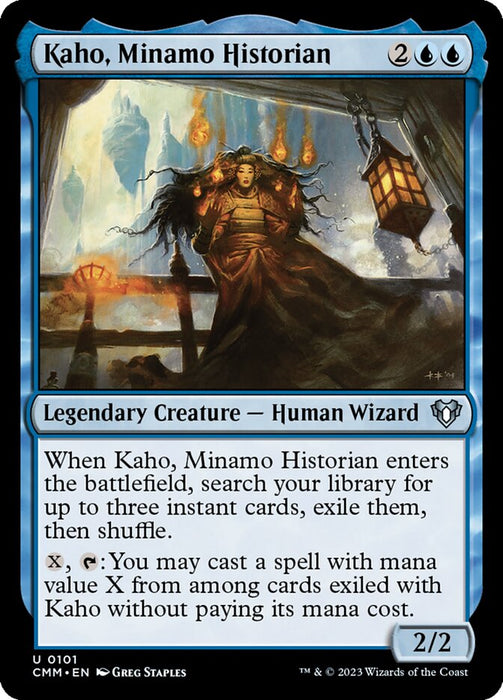 Kaho, Minamo Historian - Legendary (Foil)