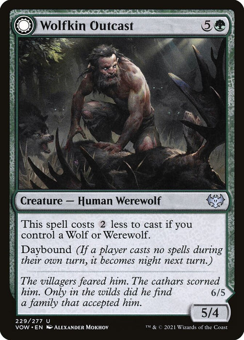 Wolfkin Outcast // Wedding Crasher  - Sunmoondfc (Foil)