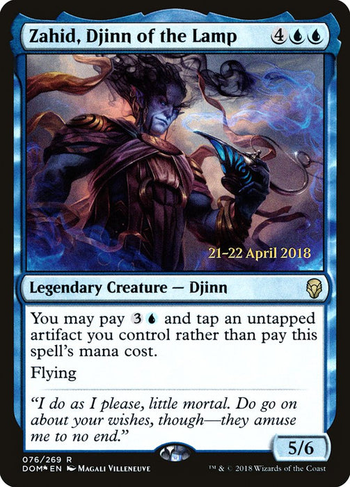 Zahid, Djinn of the Lamp  - Legendary (Foil)