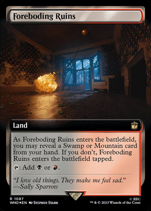 Foreboding Ruins - Extended Art (Foil)