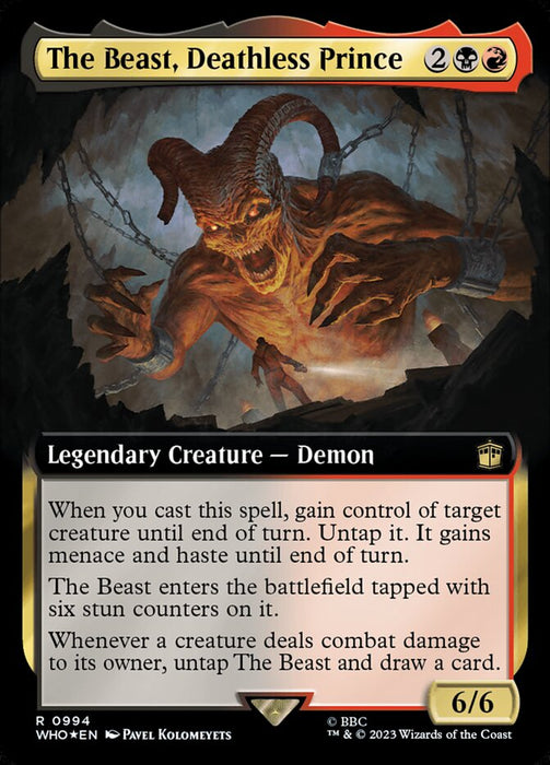 The Beast, Deathless Prince - Legendary- Extended Art (Foil)