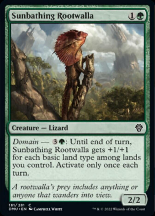 Sunbathing Rootwalla (Foil)