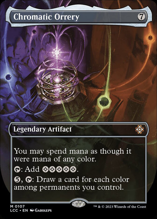 Chromatic Orrery - Borderless - Legendary- Inverted (Foil)