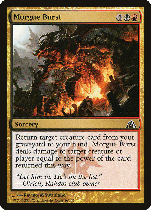 Morgue Burst  (Foil)