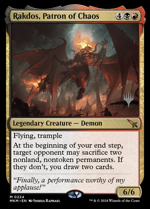 Rakdos, Patron of Chaos - Legendary (Foil)