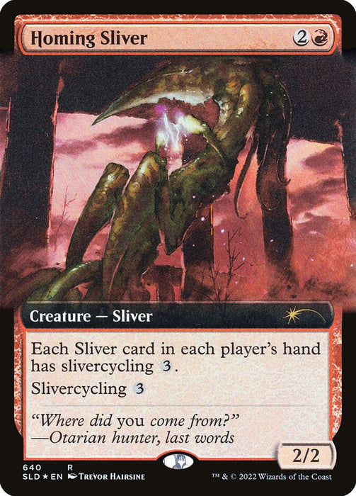 Homing Sliver - Extended Art (Foil)