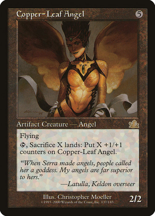 Copper-Leaf Angel