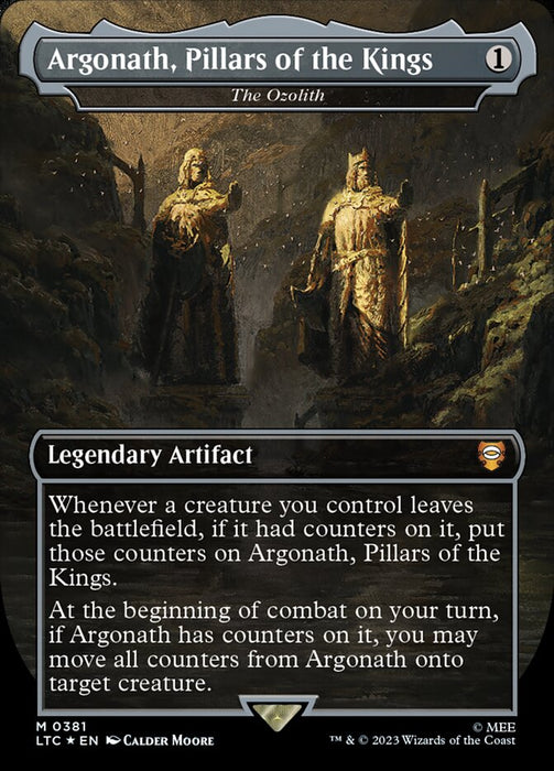 Argonath, Pillars of the Kings - The Ozolith - Legendary- Extended Art (Foil)