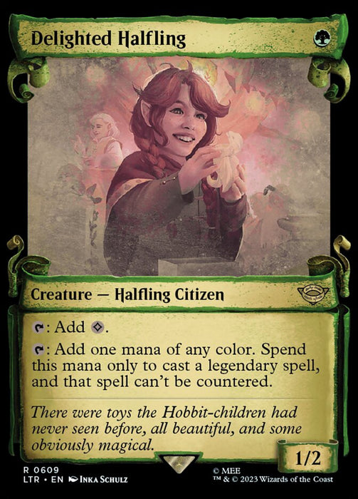 Delighted Halfling - Showcase (Foil)