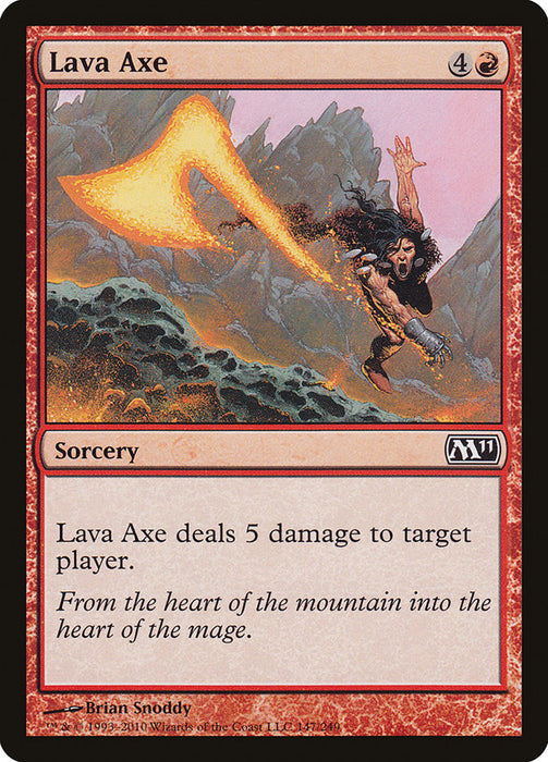 Lava Axe  (Foil)