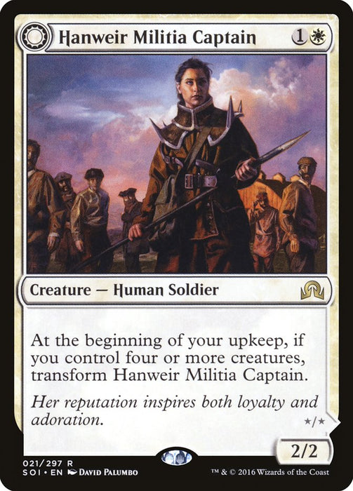 Hanweir Militia Captain // Westvale Cult Leader  - Sunmoondfc (Foil)