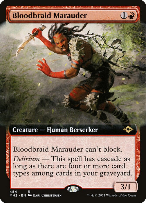 Bloodbraid Marauder  - Extended Art (Foil)