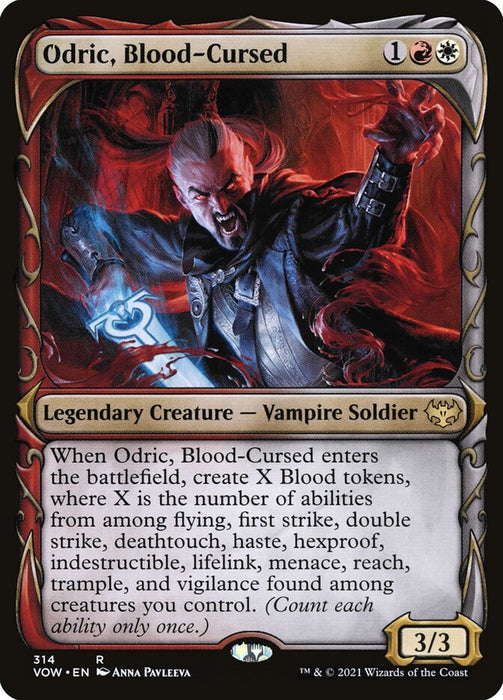 Odric, Blood-Cursed  - Showcase - Legendary (Foil)