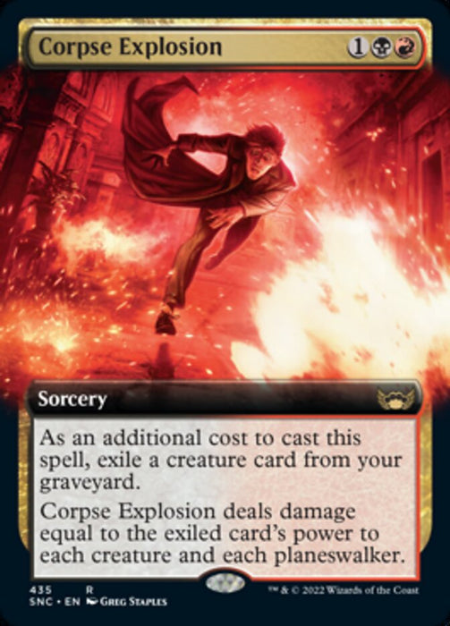 Corpse Explosion  - Extended Art (Foil)