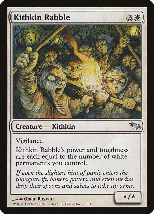 Kithkin Rabble  (Foil)