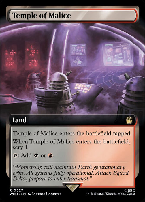 Temple of Malice - Extended Art (Foil)