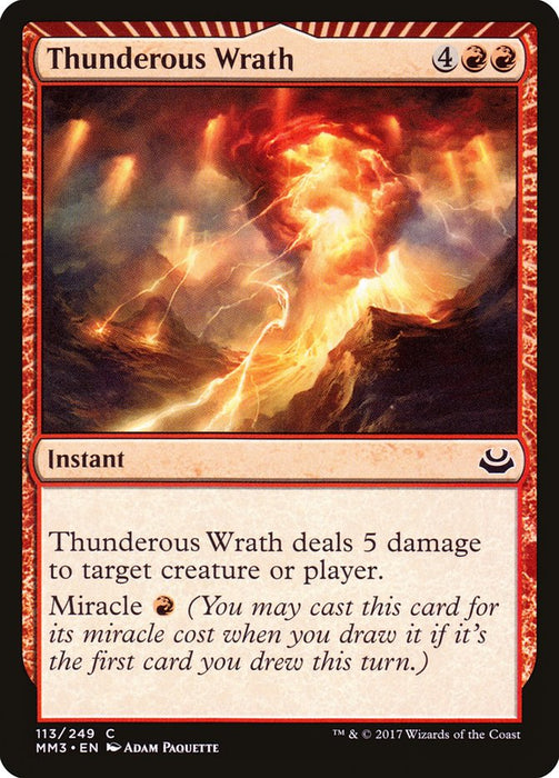 Thunderous Wrath  - Miracle (Foil)