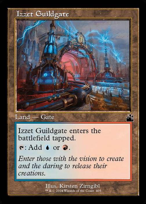 Izzet Guildgate - Retro Frame