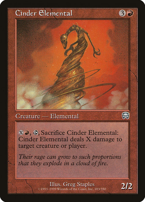 Cinder Elemental  (Foil)