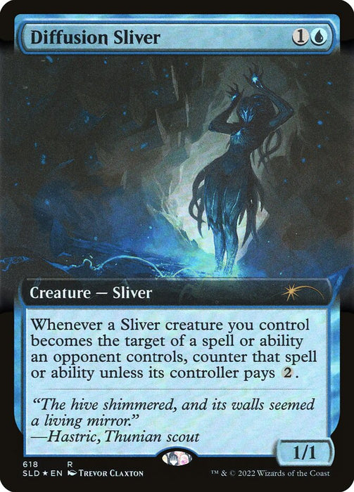 Diffusion Sliver - Extended Art (Foil)