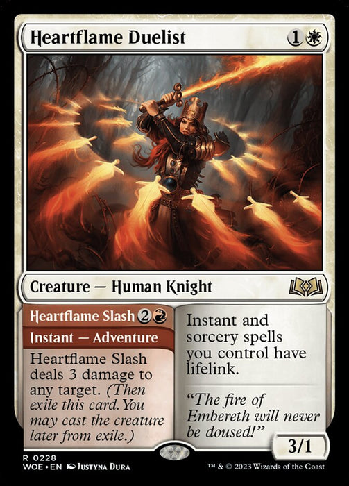 Heartflame Duelist // Heartflame Slash (Foil)