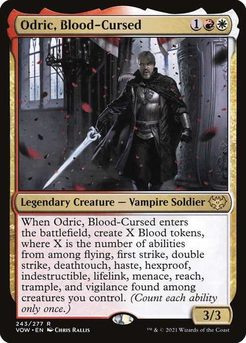 Odric, Blood-Cursed  - Legendary (Foil)