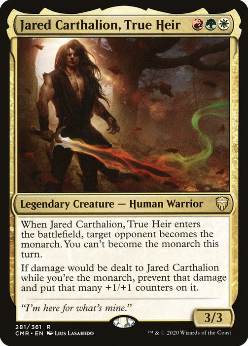 Jared Carthalion, True Heir  - Legendary (Foil)