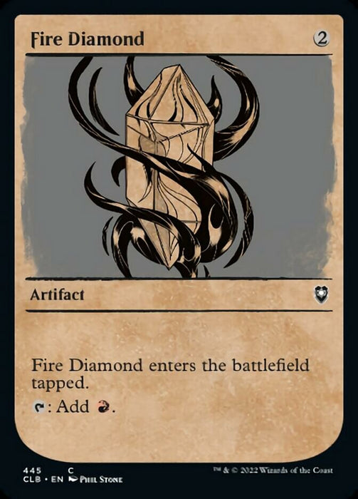 Fire Diamond  - Showcase (Foil)