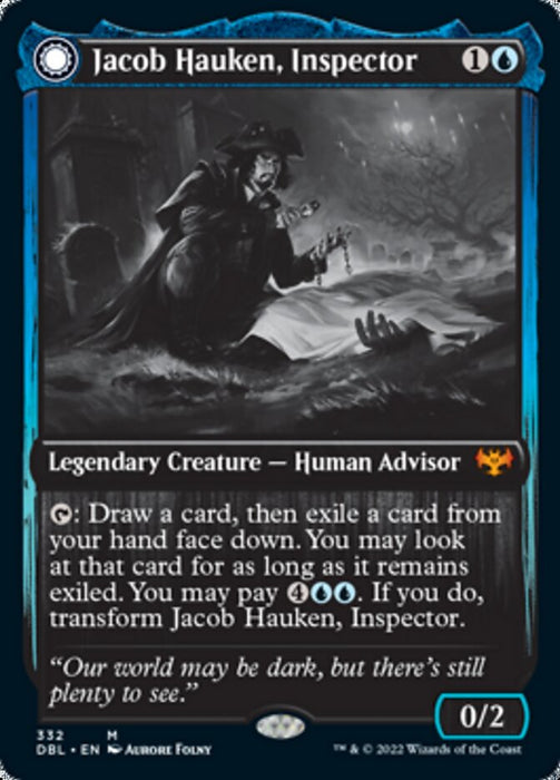 Jacob Hauken, Inspector // Hauken's Insight  - Legendary - Inverted (Foil)