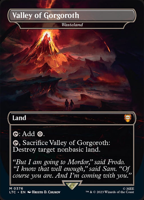 Valley of Gorgoroth - Wasteland - Borderless - Full Art (Foil)