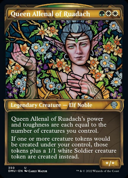 Queen Allenal of Ruadach - Showcase- Legendary- Textured (Foil)