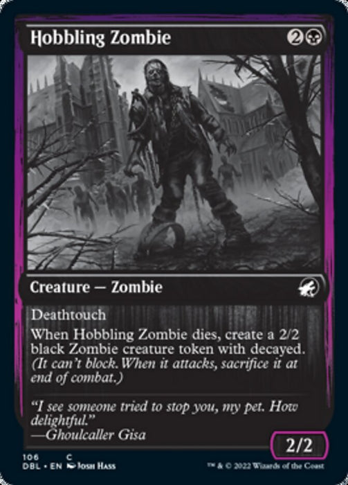 Hobbling Zombie  - Inverted