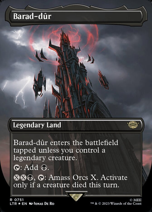 Barad-dûr - Borderless - Legendary (Foil)