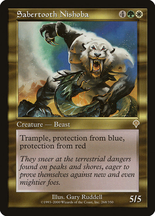 Sabertooth Nishoba  (Foil)