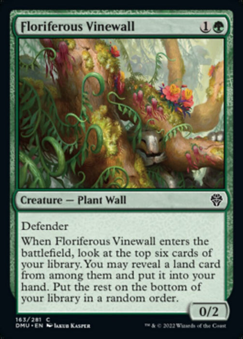 Floriferous Vinewall (Foil)