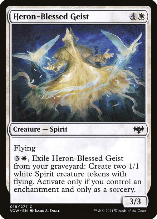 Heron-Blessed Geist  (Foil)