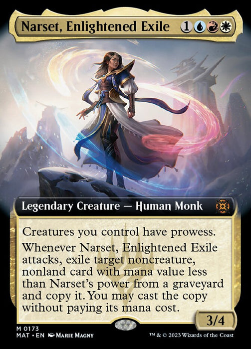 Narset, Enlightened Exile - Legendary- Extended Art (Foil)